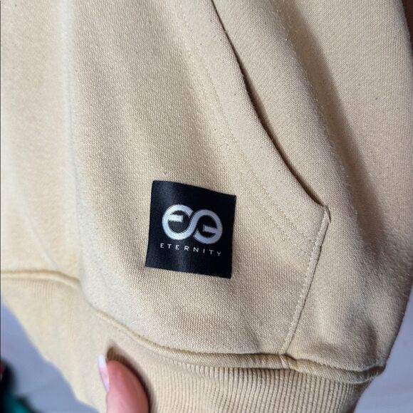 Eternity BC/AD TanShark Mouth Hoodie. Drip Logo On Sleeve. Size X-Large. - Picture 4 of 9